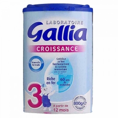 佳力雅(GALLIA) 法国达能3段成长奶粉 1-3岁婴儿奶粉800g